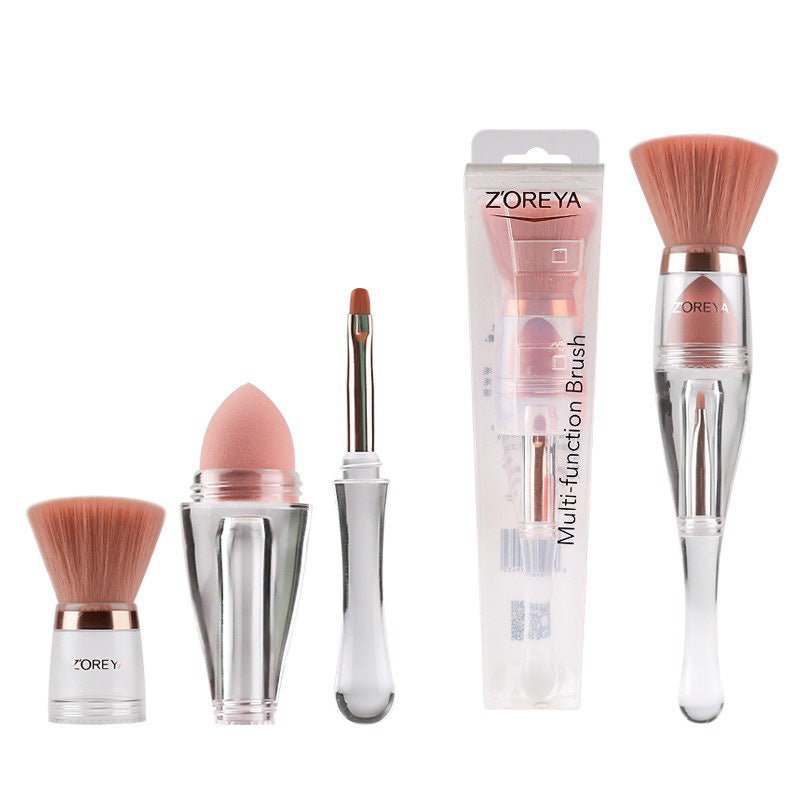 3in1 Portable Makeup Brush
