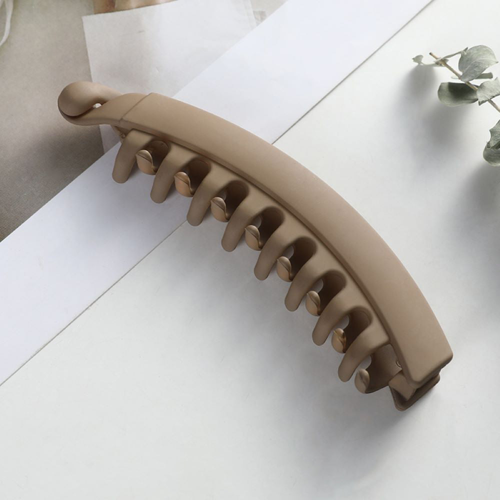Frosted Banana Hair Clip