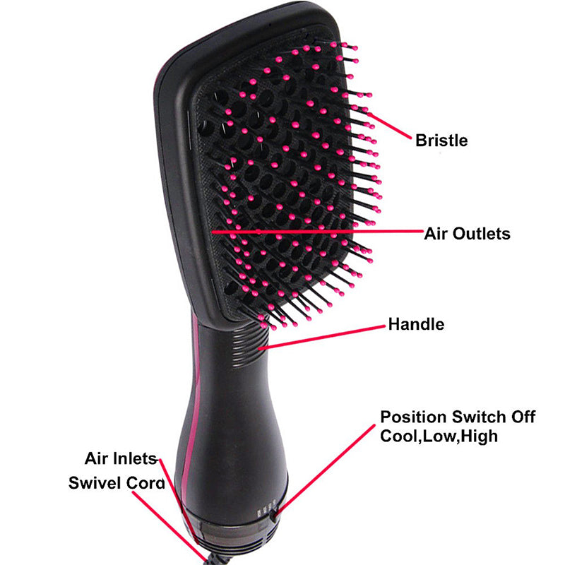 Hair Dryer Brush-Dryer Comb