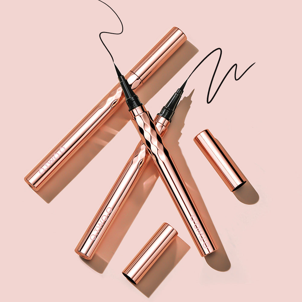 Liquid waterproof black eyeliner pencil