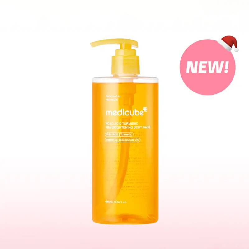 Kojic Acid Turmeric Vita Brightening Body Wash | For Troubled Skin, Uneven Skin | K-Beauty Gentle Cleanser, Body Wash, Korean Skincare