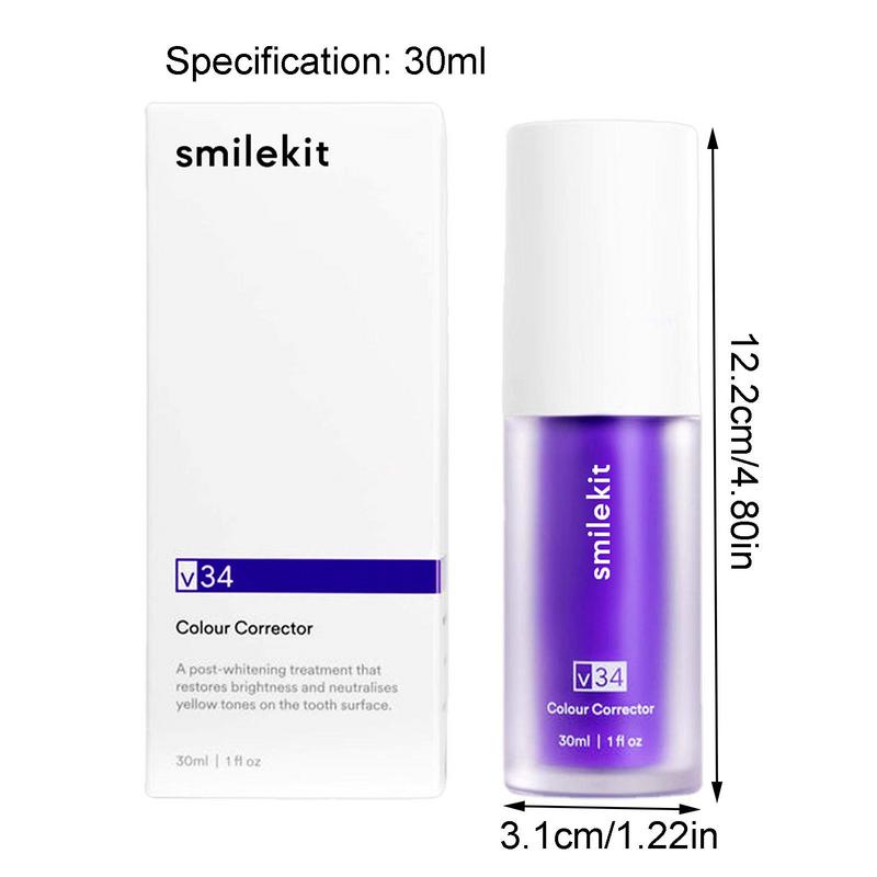 Purple Whitening Brightening Toothpaste
