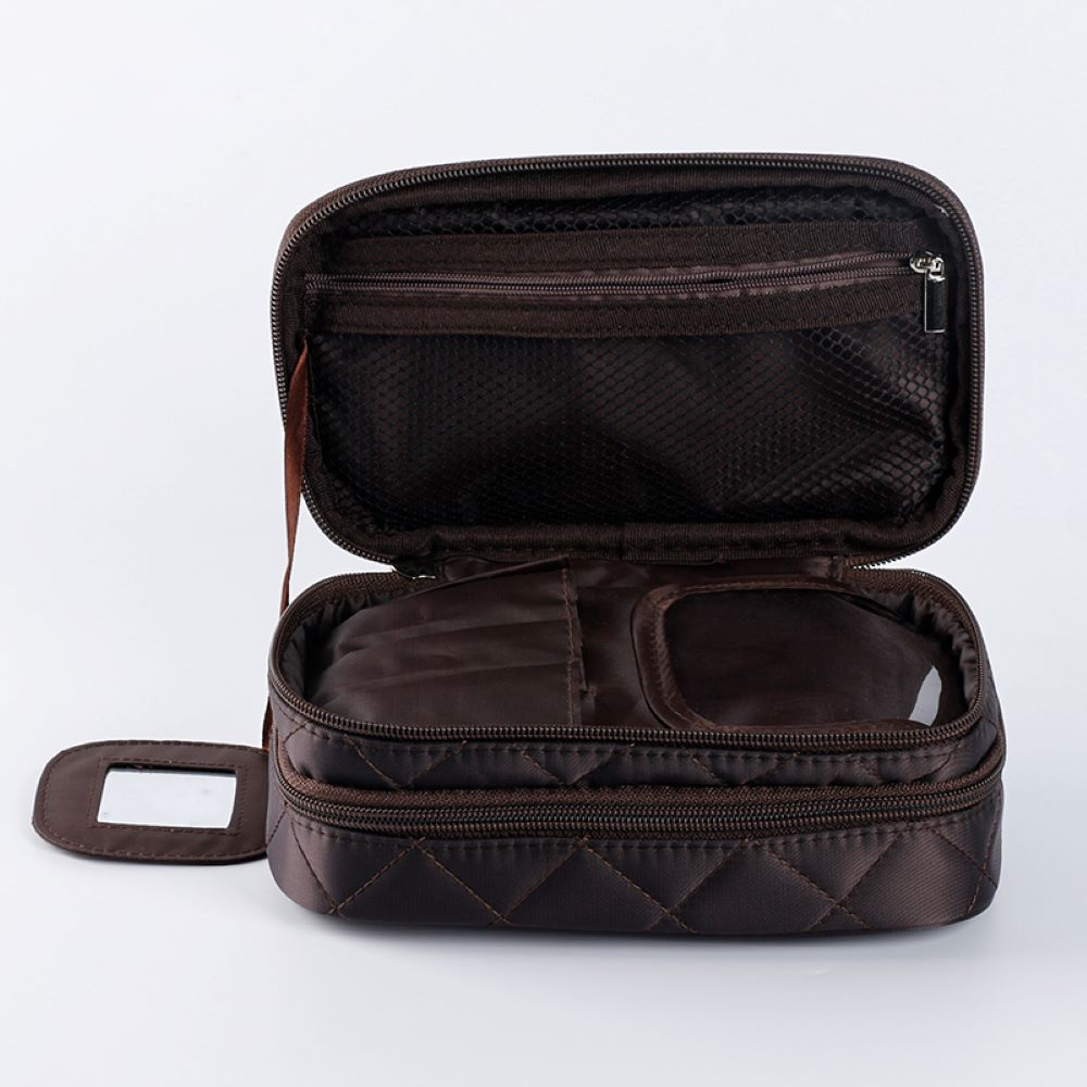 Women Waterproof Double Layer Cosmetic Bag