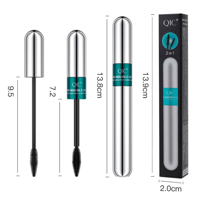 2 In 1 4D Silk Fiber Waterproof Mascara