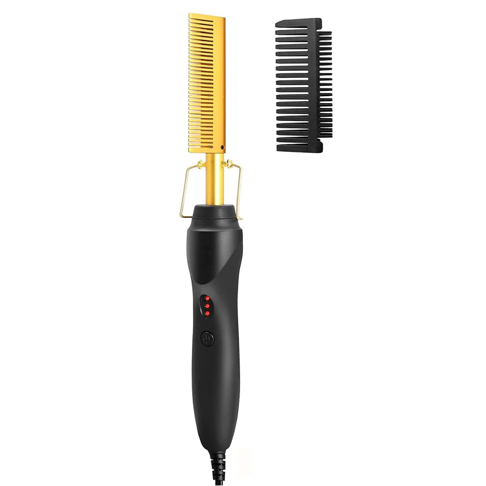 2 in 1 Hot Comb Hair Straightener