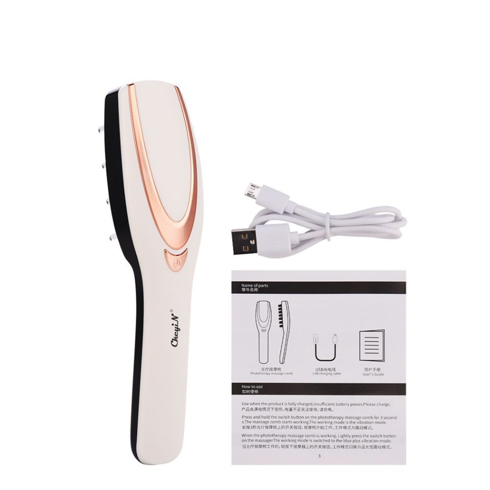 3-in-1 Electric Wireless Infrared Ray Massage Comb