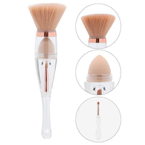 3in1 Portable Makeup Brush