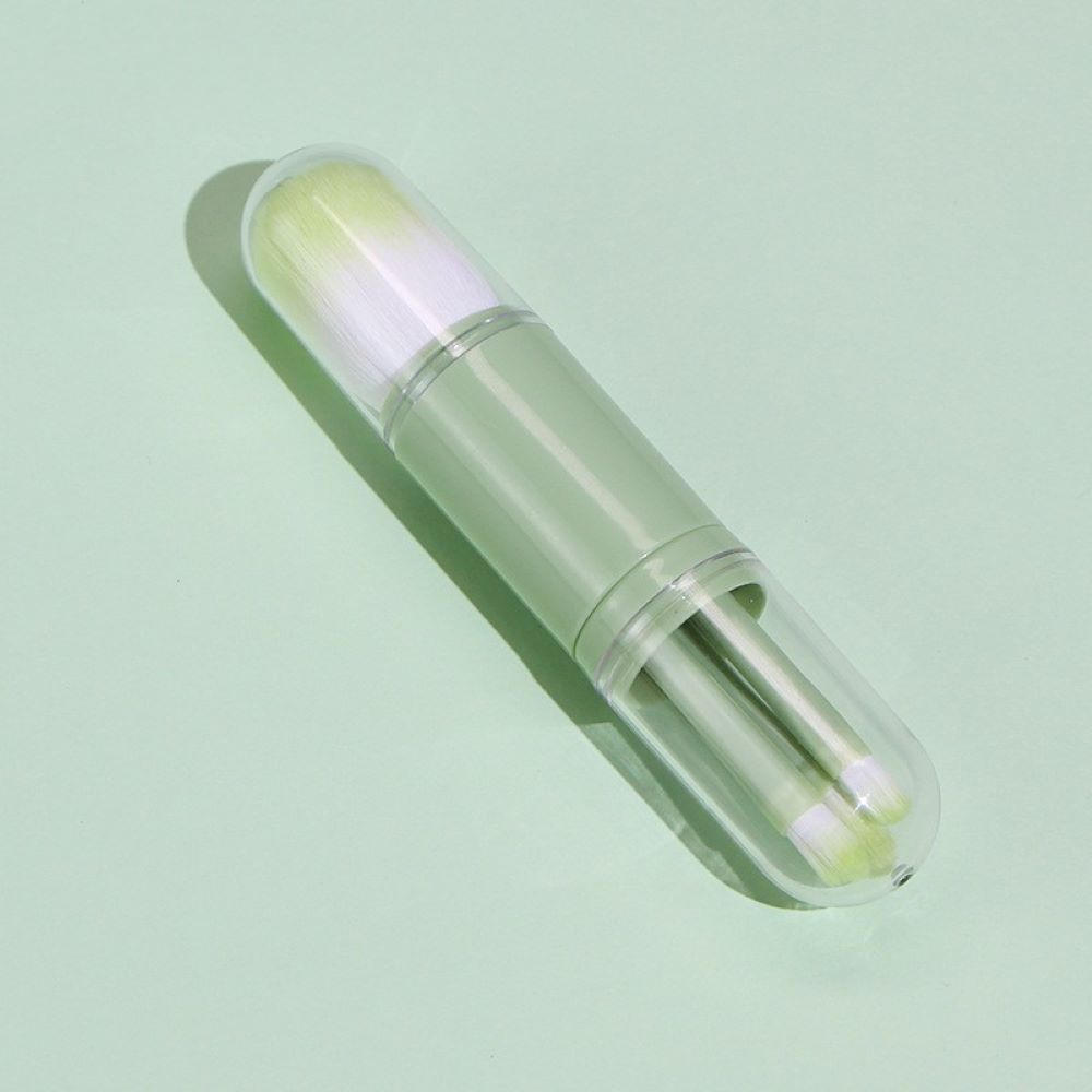 4-in-1 Retractable Makeup Brushes Set