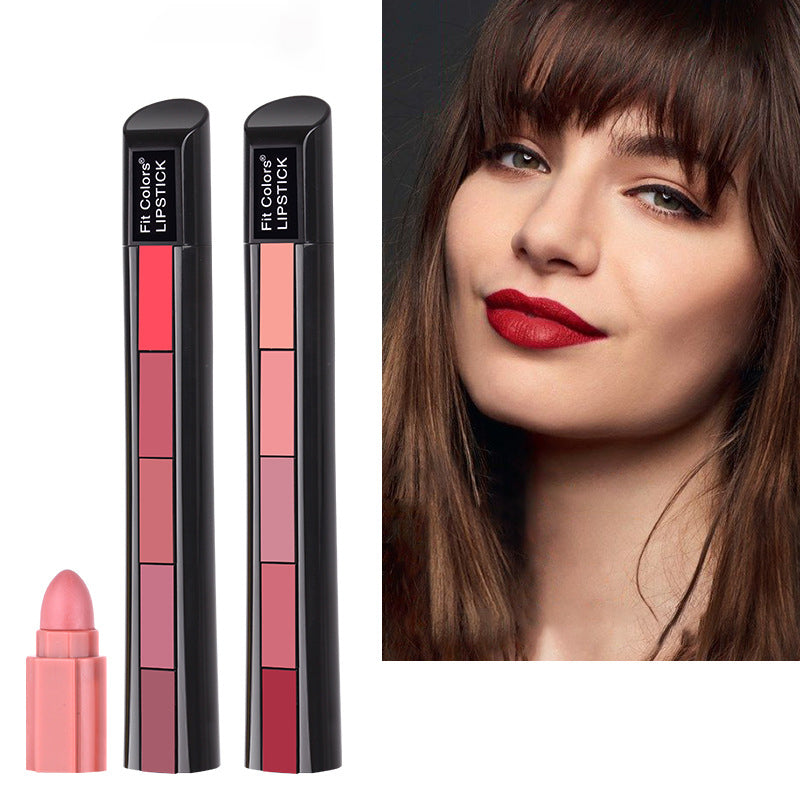 5-Section Matte Velvet Lipstick Set