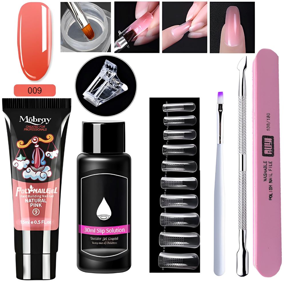 7PCS/Set Acrylic Gel Nail Tools - Nail Gel Kit For Manicure Set