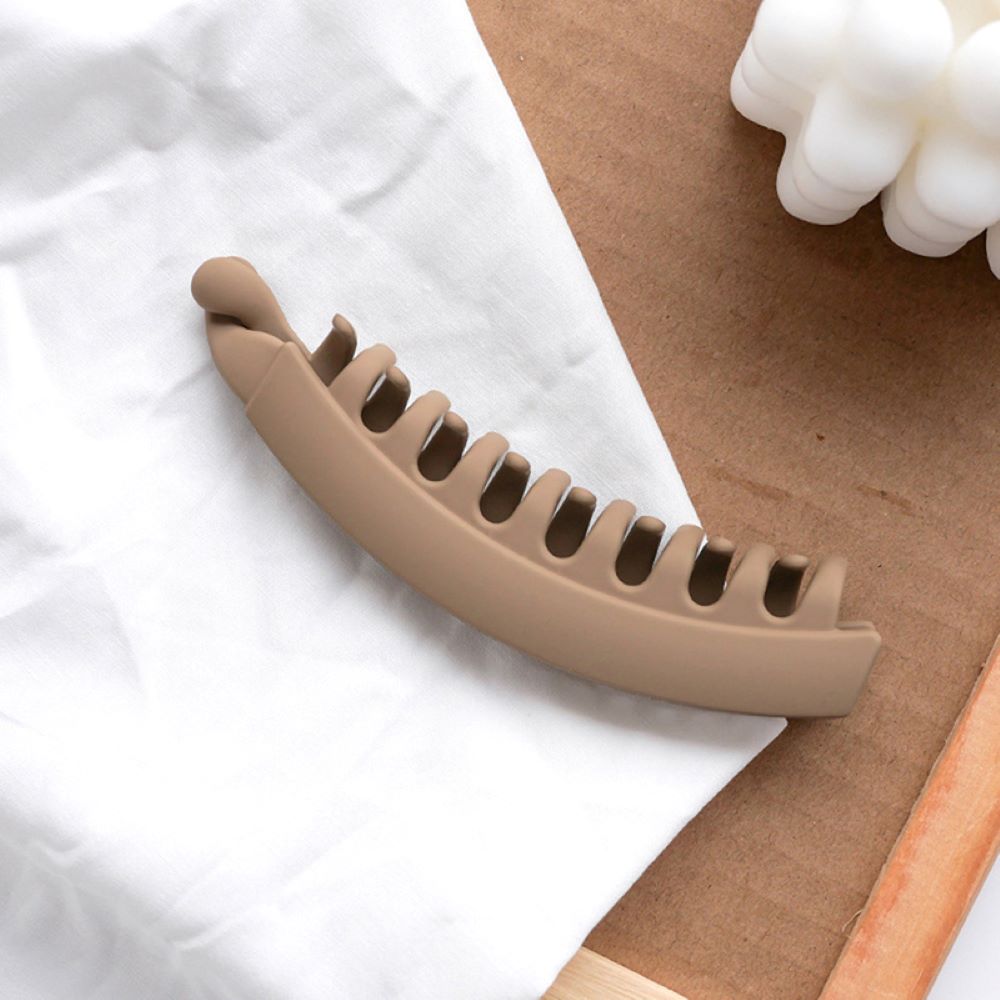 Frosted Banana Hair Clip