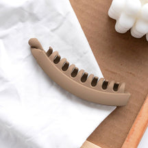 Frosted Banana Hair Clip