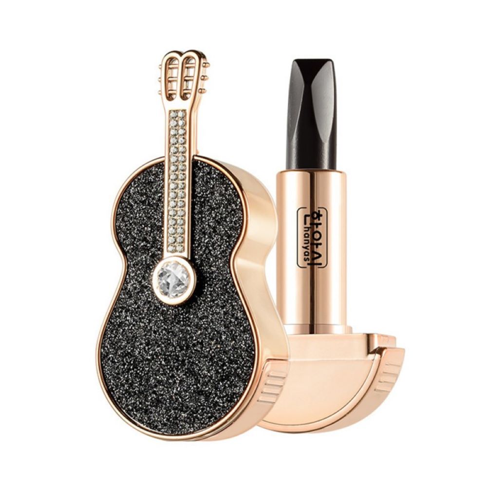 Guitar Shape Matte Lipstick - 3 Colors In 1 Lipstick