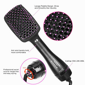 Hair Dryer Brush-Dryer Comb
