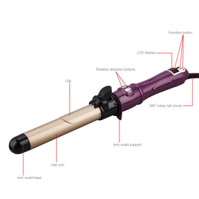 LCD Digital Hair Curler for Women