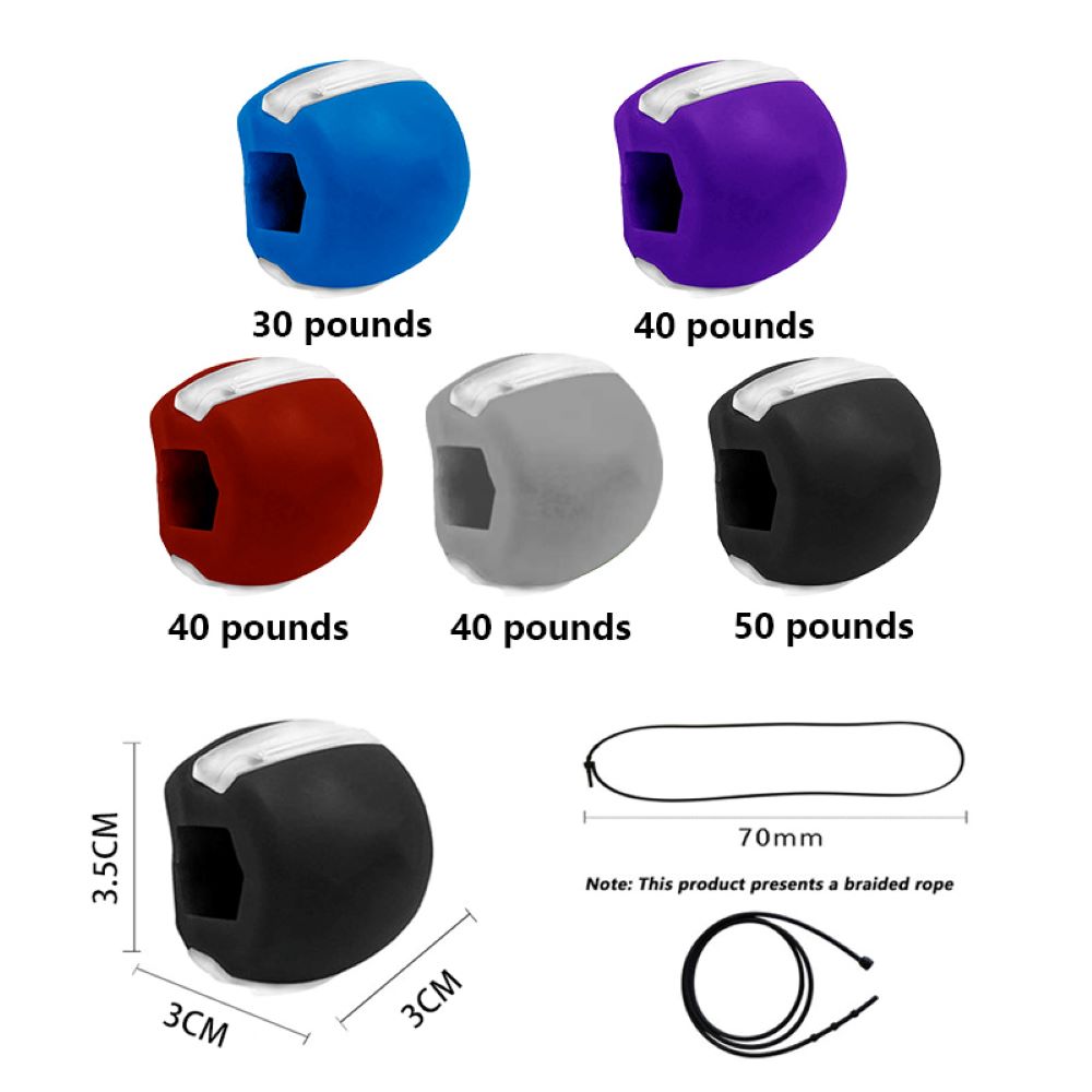 Food-Grade Silica Gel Jaw Exercise Ball
