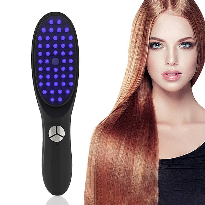 RED LIGHT THERAPY BRUSH SCALP MASSAGER COMB HAIR GROWTH ANTI HAIR LOSS