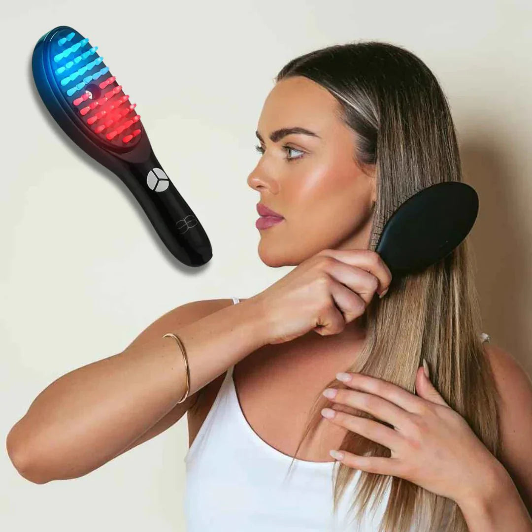RED LIGHT THERAPY BRUSH SCALP MASSAGER COMB HAIR GROWTH ANTI HAIR LOSS