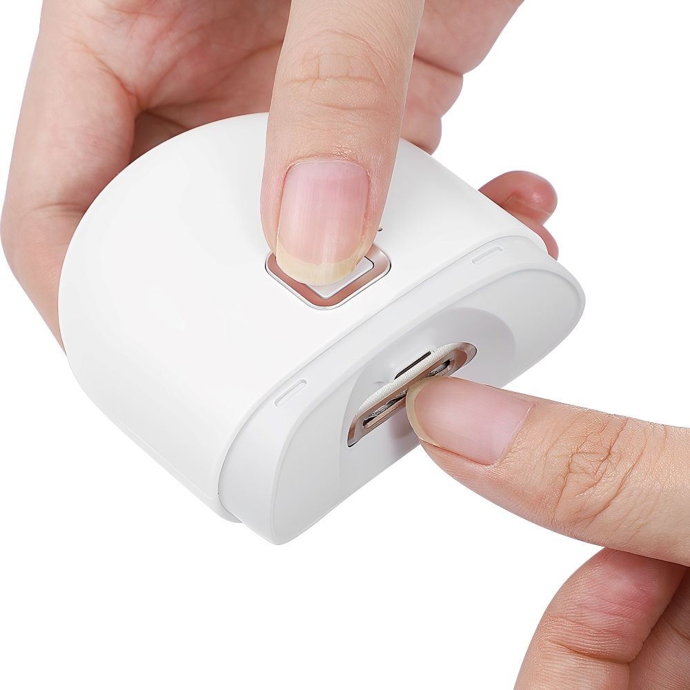 USB Electric Nail Clippers with LED Light